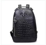 Preorder Large Crocodile Skin Leather Belly Backpack