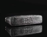 Preorder Men's Crocodile Cluthes Handbag Bag Coin Purse,Crocodile Bone Leather Clutches With Shoulder Strap