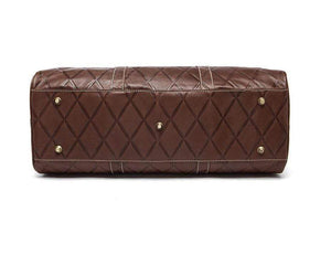 Preorder Mens FULL  Vintage  Crocodile Belly Leather  Weekender Travel Bag