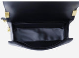 Python Leather Flap Chain Shoulder Cross Body Bag