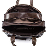 Rossie Viren  Men's Casual Leather Briefcase