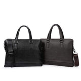 Rossie Viren Men's Classic Leather Briefcase