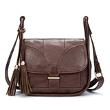 Rossie Viren  Men's Vintage Brown  Leather Messenger Shoulder Bag