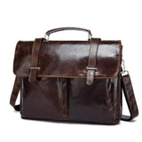 Rossie Viren Vintage Calfskin Leather Laptop/briefcase