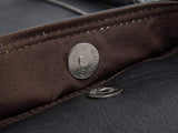 Rossie Viren Vintage  Classic Double  Zip Leather  Briefcase Work Bags