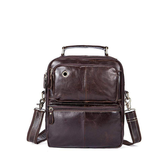 Rossie Viren  Vintage Crossbody Bag Two Pockets Front With Grab Handle And Long Shoulder Strap
