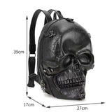 Small Unisex Kreepsville 3D Skull Backpack