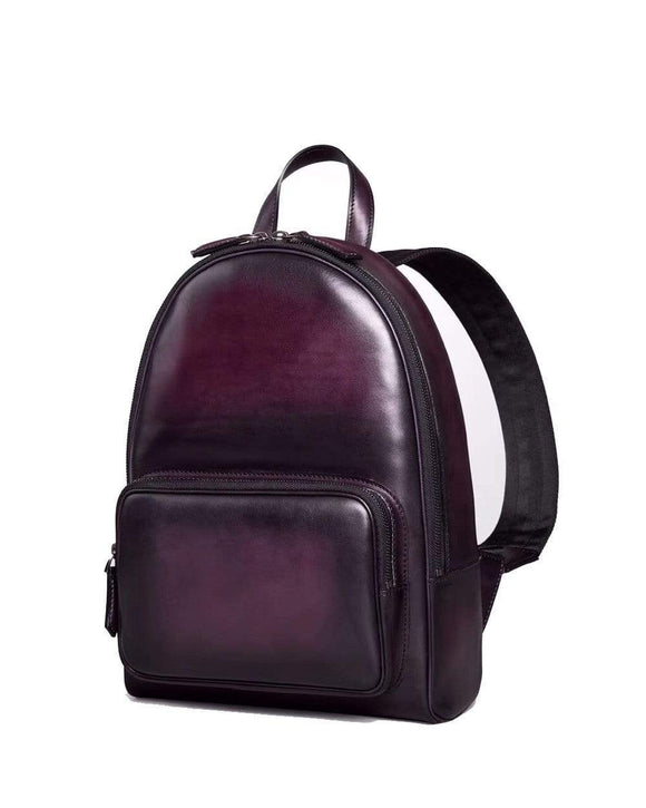 Small Vintage Leather Backpack