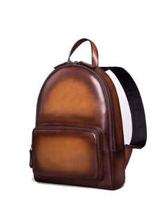 Small Vintage Leather Backpack