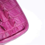 Women's Crocodile Leather Flap Chain Shoulder Bag