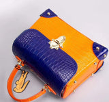 Women's Crocodile Leather Small  Top Handle Bag