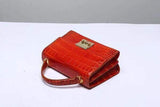 Women's Genuine Siamese Crocodile  Belly Leather  Tote  Top Handle  Bags