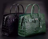 Women's  Purses Office Tote  Bags Crocodile Skin Leather