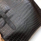 Womens Genuine Crocodile Belly Leather Tote  Bags Shoulder Handbags & Purse
