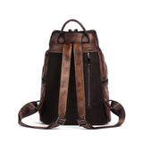 Womens Vintage Leather Large Backpack